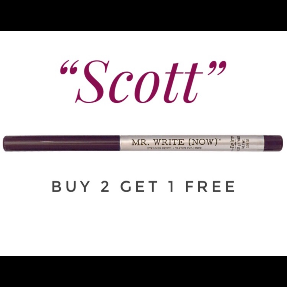 NEW theBalm Mr. Write (NOW) Eye Liner Scott